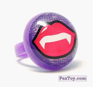 PaxToy.com - 12 Кольцо штамп Круг - Губки вампира из Choco Balls: Monster High
