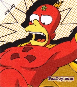 PaxToy.com #16 / 40 Radioactive Man из Cheetos: The Simpsons Bartman