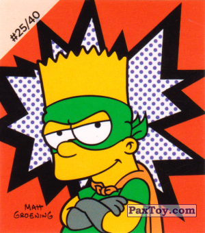PaxToy.com - #25 / 40 Cupcake Kid из Cheetos: The Simpsons Bartman