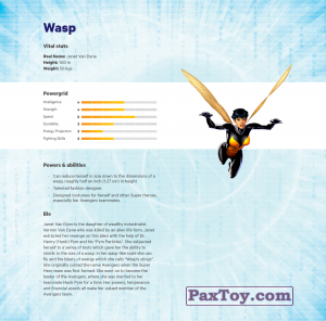 PaxToy.com - 07 Wasp (Сторна-back) из Z Energy: Marvel Avengers (Blokhedz)