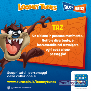 PaxToy.com - 04 Taz (Сторна-back) из EuroSpin: Looney Tunes (Blokhedz)