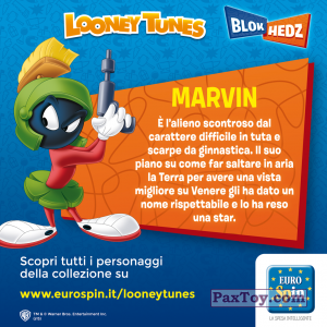 PaxToy.com - 11 Marvin (Сторна-back) из EuroSpin: Looney Tunes (Blokhedz)