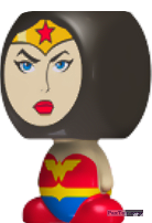 PaxToy.com - 24 Stebuklinga Moteris (Wonder Woman) (Сторна-back) из Norfa: Superherojai (Blokhedz)