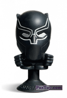 PaxToy.com  Stikeez, Прилипалы 01 Black Panther (Stikeez) из Carrefour: Marvel Avengers (Megapopz)