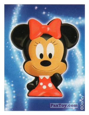 PaxToy.com 02 Minnie Mouse - Mickey Mouse & Friends (Sticker) из REWE: Die Disney Wikkeez Stickers