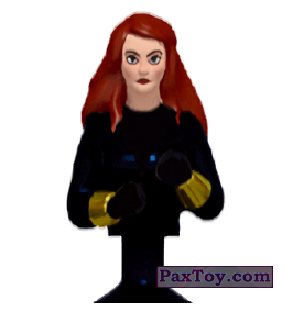 PaxToy.com - 03 Black Widow (Canada) (Сторна-back) из Air Miles: Marvel Mania (Micropopz)