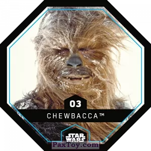 Star Wars Cosmic Shells von REWE Shell Nummer 3 Chewbacca 