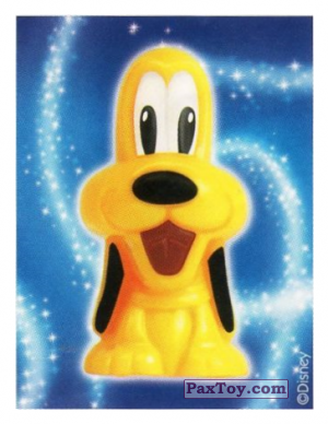PaxToy.com 04 Pluto - Mickey Mouse & Friends (Sticker) из REWE: Die Disney Wikkeez Stickers