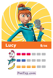 PaxToy.com - 09 Lucy (Сторна-back) из REWE: Minions Cards