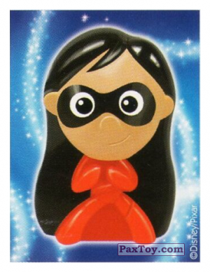 PaxToy.com 10 Violet - The Incredibles (Sticker) из REWE: Die Disney Wikkeez Stickers