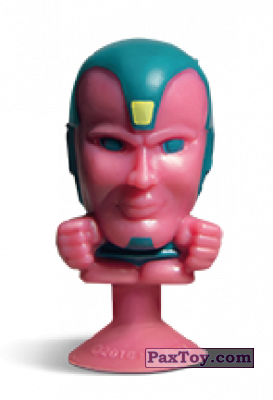 PaxToy.com - 13 Vision (Stikeez) из Carrefour: Marvel Avengers (Megapopz)