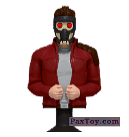 PaxToy.com - 14 Star-Lord (Canada) (Сторна-back) из Air Miles: Marvel Mania (Micropopz)