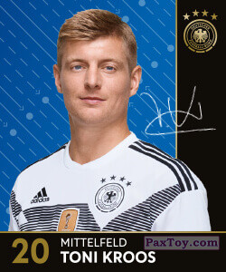 PaxToy.com 20. Toni Kroos из REWE: DFB Sammelkarten 2018
