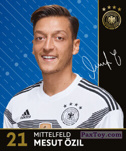PaxToy.com - 21. Mesut Özil из REWE: DFB Sammelkarten 2018