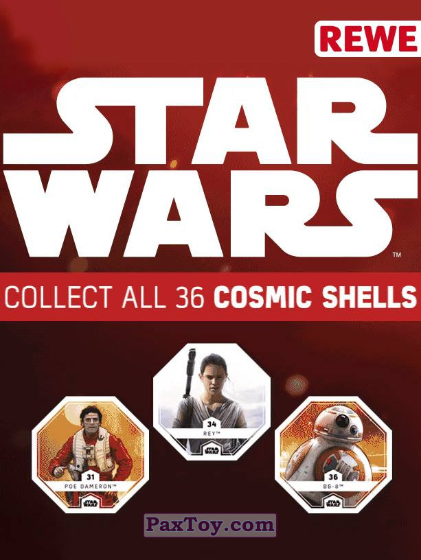 Star Wars Cosmic Shells von REWE Shell Nummer 21 Count Dooku 