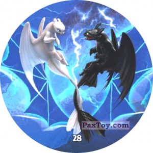 PaxToy.com 28 Light Fury & Toothless из Chipicao: Как приручить дракона 3
