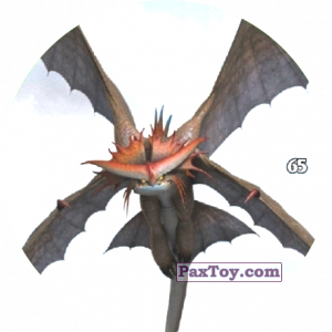 PaxToy.com  Фишка / POG / CAP / Tazo 65 Cloudjumper (Stormcutter) из Chipicao: Как приручить дракона 3