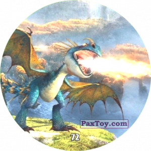 PaxToy.com  Фишка / POG / CAP / Tazo 72 Stormfly из Chipicao: Как приручить дракона 3