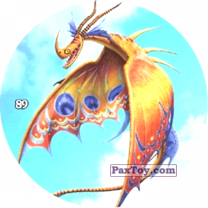 PaxToy.com  Фишка / POG / CAP / Tazo 89 Death Song из Chipicao: Как приручить дракона 3