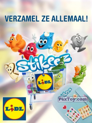 PaxToy Lidl   2019 Collectionne les Tous   Koelkast Stikeez logo tax