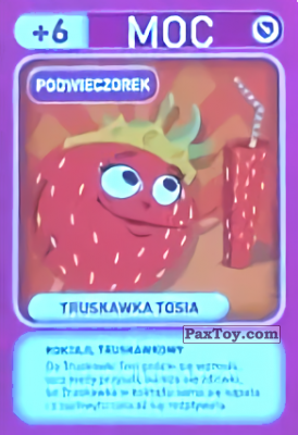 PaxToy.com - 026 Truskawka Tosia (Podwieczorek) из Biedronka: Gang Swieżaków 1 - Karty i Naklejki