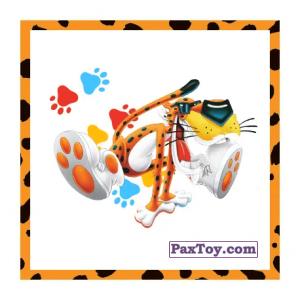 PaxToy.com  Наклейка / Стикер 05 Честер оставляет цветные следы из Cheetos: АРРРТ Академия!