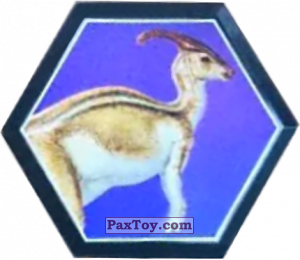 PaxToy.com  Карточка / Card 05 Parasaurolophus из Carrefour: Jurassic World