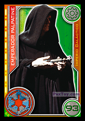 PaxToy.com  Карточка / Card 055 Emperador Palpatine из Carrefour: Star Wars El Camino De Los Jedi (Cards)