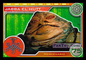 PaxToy.com 056 Jabba El Hutt из Carrefour: Star Wars El Camino De Los Jedi (Cards)