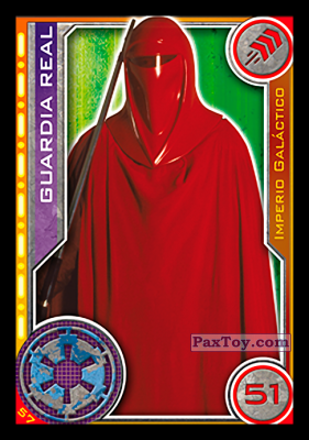 PaxToy.com  Карточка / Card 057 Guardia Real из Carrefour: Star Wars El Camino De Los Jedi (Cards)