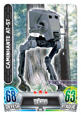 PaxToy.com 066 Caminhante AT-ST из Continente: Star Wars Force Attax 100 Cards 2017