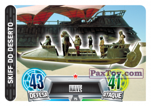 PaxToy.com 075 Skif do Deserto из Topps: Star Wars Force Attax Heroes y Villanos from Continente