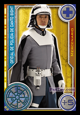 PaxToy.com 082 Oficial de Policia de Canto Bight из Carrefour: Star Wars El Camino De Los Jedi (Cards)