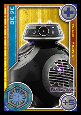 PaxToy.com  Карточка / Card 092 BB-9E из Carrefour: Star Wars El Camino De Los Jedi (Cards)