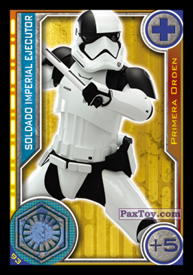 PaxToy.com 093 Soldado Imperial Ejecutor из Carrefour: Star Wars El Camino De Los Jedi (Cards)