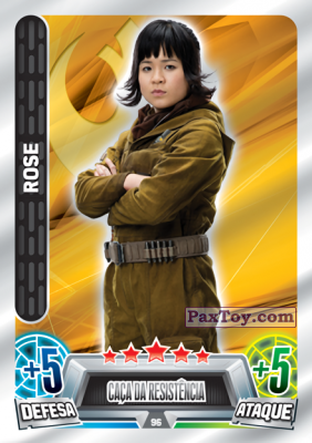 PaxToy.com  Карточка / Card 096 Rose из Continente: Star Wars Force Attax 100 Cards 2017
