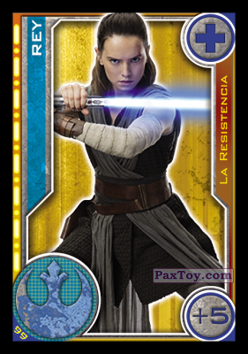 PaxToy.com 099 Rey из Carrefour: Star Wars El Camino De Los Jedi (Cards)