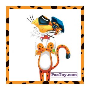PaxToy.com  Наклейка / Стикер 13 Честер с карандашами из Cheetos: АРРРТ Академия!