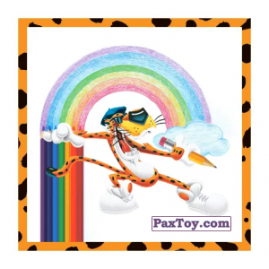 PaxToy.com  Наклейка / Стикер 19 Честер воображает Радугу из Cheetos: АРРРТ Академия!