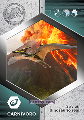 PaxToy.com  Карточка / Card 58 Pteranodon из Supermercados DIA: Jurassic World - Cards