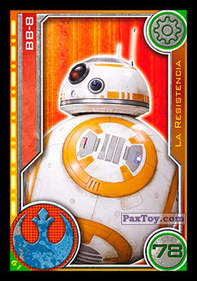 PaxToy.com  Карточка / Card 061 BB-8 из Carrefour: Star Wars El Camino De Los Jedi (Cards)