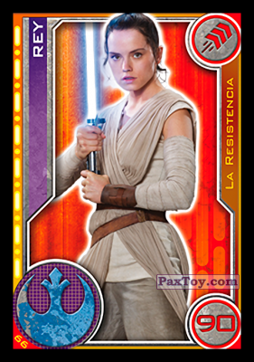 PaxToy.com  Карточка / Card 066 Rey из Carrefour: Star Wars El Camino De Los Jedi (Cards)