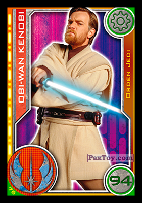 PaxToy.com 076 Obi-Wan Kenobi из Topps: Star Wars El Camino De Los Jedi from Carrefour