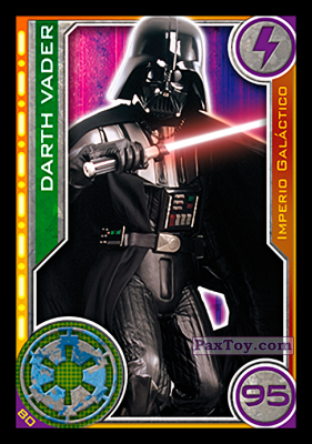 PaxToy.com 080 Darth Vader из Carrefour: Star Wars El Camino De Los Jedi (Cards)