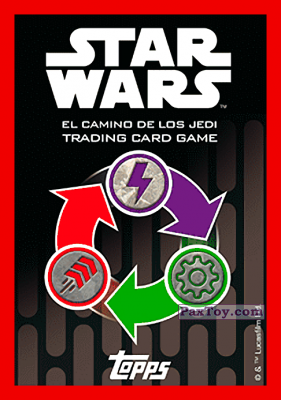 PaxToy.com - 044 Lando Calrissian (Сторна-back) из Topps: Star Wars El Camino De Los Jedi from Carrefour