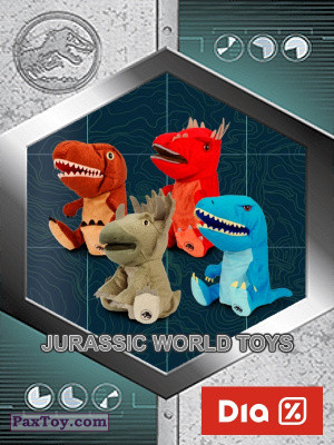Supermercados DIA - 2018 Jurassic World Toys logo_tax PaxToy