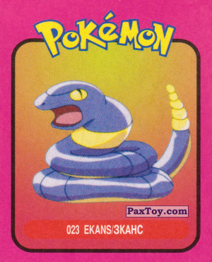 PaxToy.com 023 Ekans / Эканс из Pokemon mini BOX