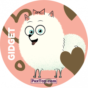 PaxToy.com  Фишка / POG / CAP / Tazo 045 Gidget из Cheetos: La Vida Secreta De Tus Mascotas