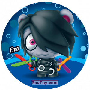 PaxToy.com  Фишка / POG / CAP / Tazo 057 Ema из Gamesa: Super Funki Punky