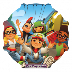 PaxToy.com 060 Tricky, Spike, Yutani, Fresh & Jack из Gamesa: Subway surfers
